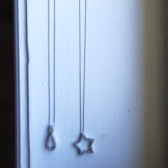 Charm Diamond Necklaces - Picture 1 of 5